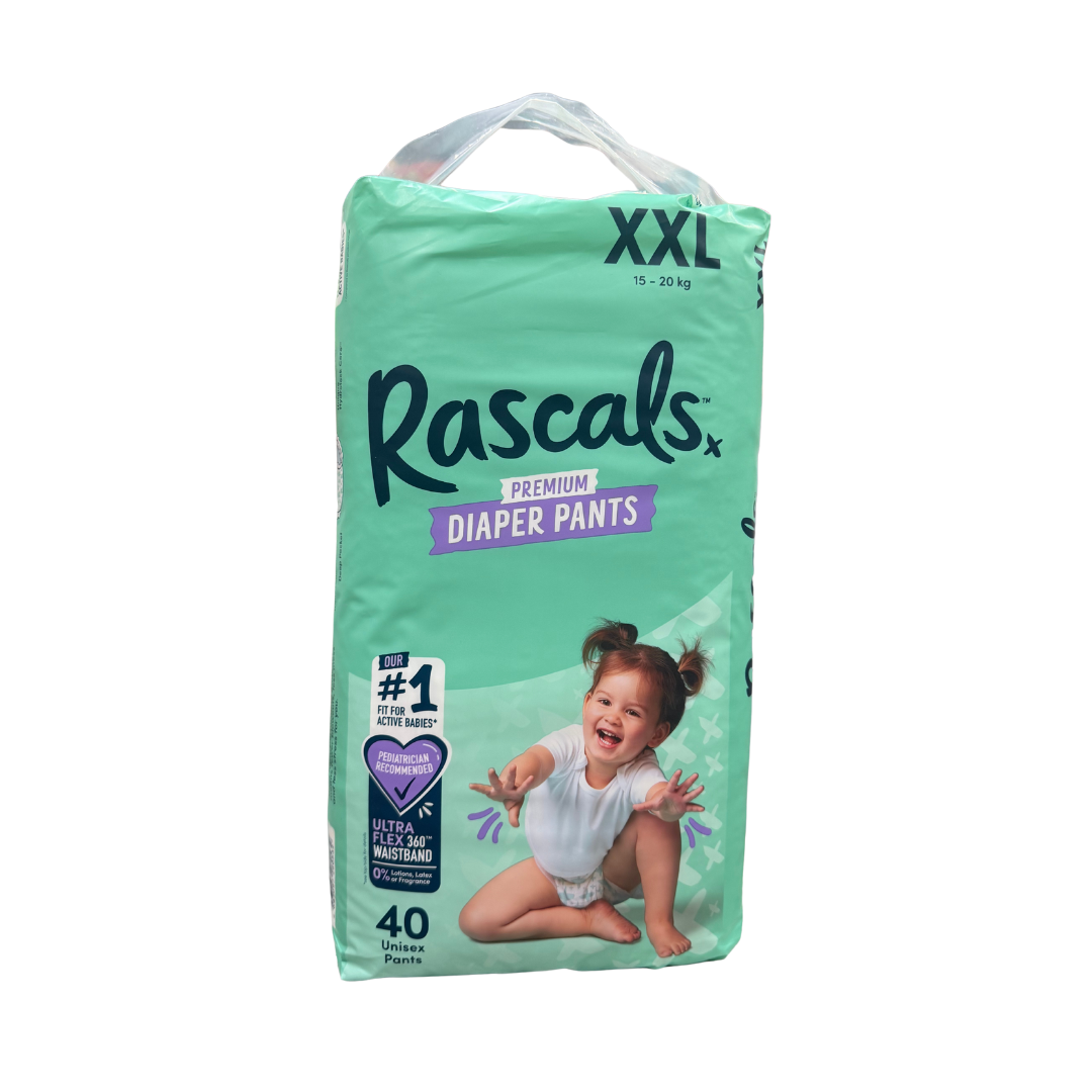 Rascals Premium Diaper Pants XXL 40 pieces